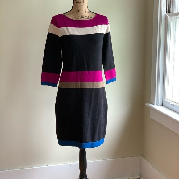 Nine West colorblock sweater dress size S womens - Picture 7 of 10